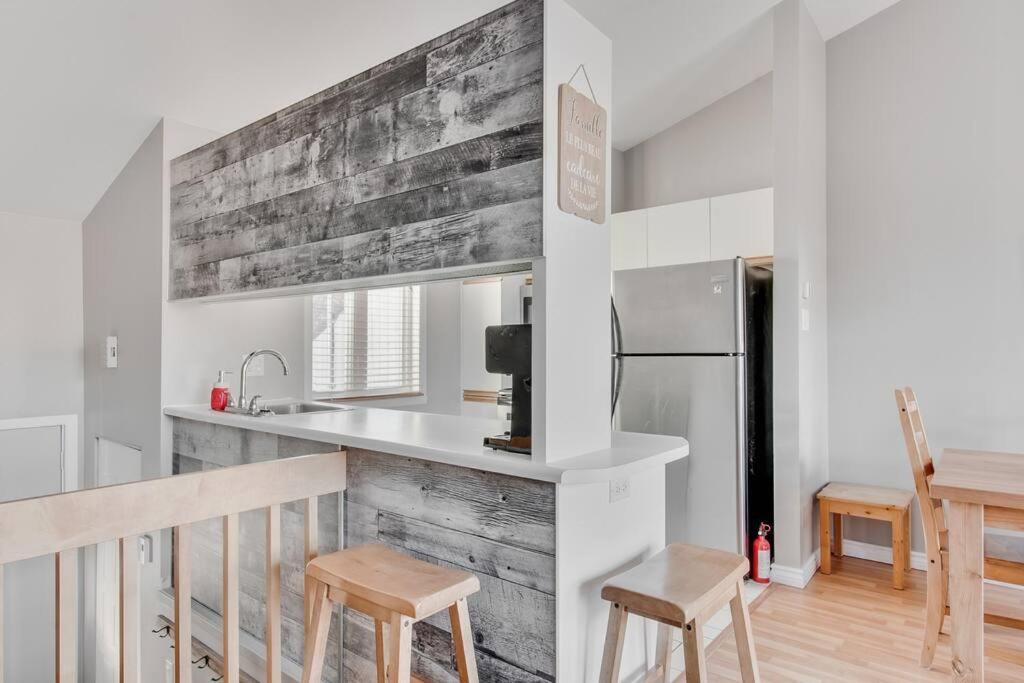 Le Cozy-Condo A Louer A Stoneham Eksteriør billede